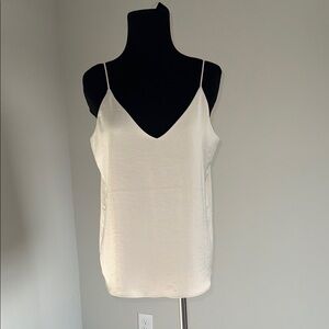 Express White lined Spaghetti Strap Top